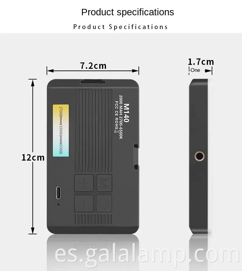 Luz de mano de selfie portátil para iluminación de fotografía al aire libre